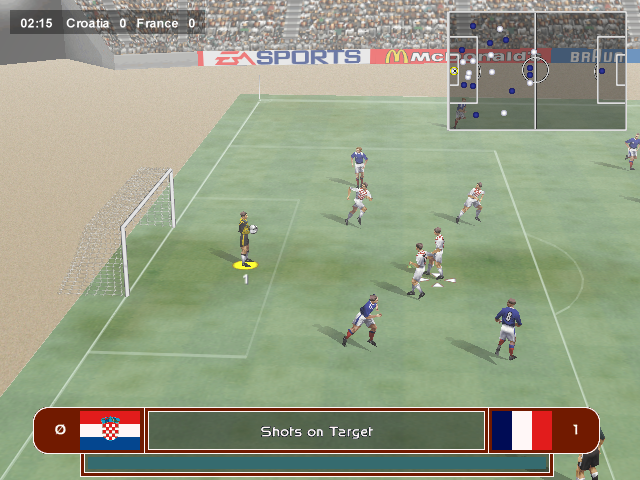 FIFA Road to World Cup 98 screenshot 4 for Sega Saturn